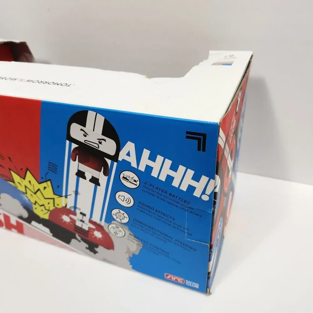 Sharper Image Road Rage Speed Bumpers Remote Control Ejecting Bumper Cars NEW